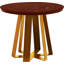 ARS Round Walnut Wood Dining Table-21385681