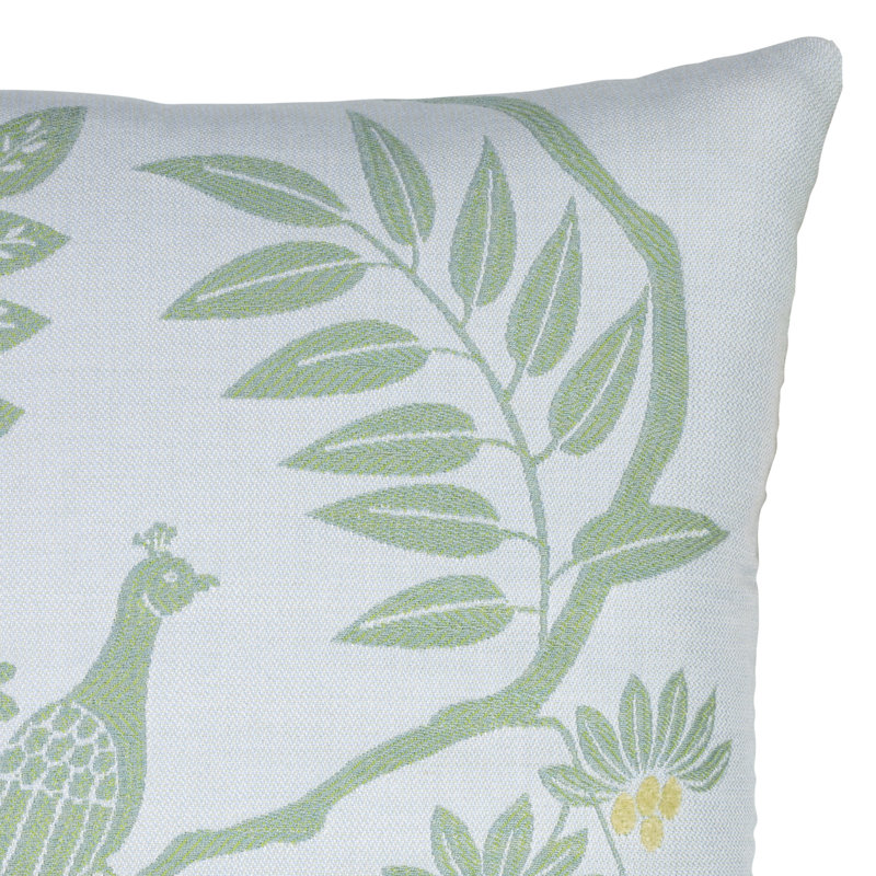Plume Sunbrella® Throw Square Indoor/Outdoor Pillow Cover & Insert by Elaine Smith