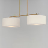 Luminaire suspendu pour îlot de cuisine 2 lumières Juna