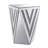 Triangular Mirror Square Table