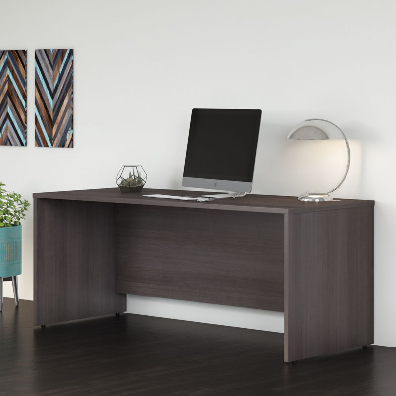 Bureau Studio C, Gris orage, H 29,84 po x l 59,45 po x P 23,35 po