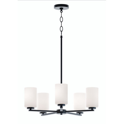 Leo 5-Light Med Base Chandelier
