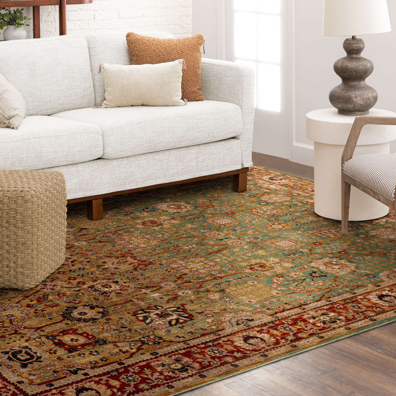 Tapis d'intérieur en polyester tissé Spice Market, Rectangle 5 pi 3 po x 7 pi 10 po