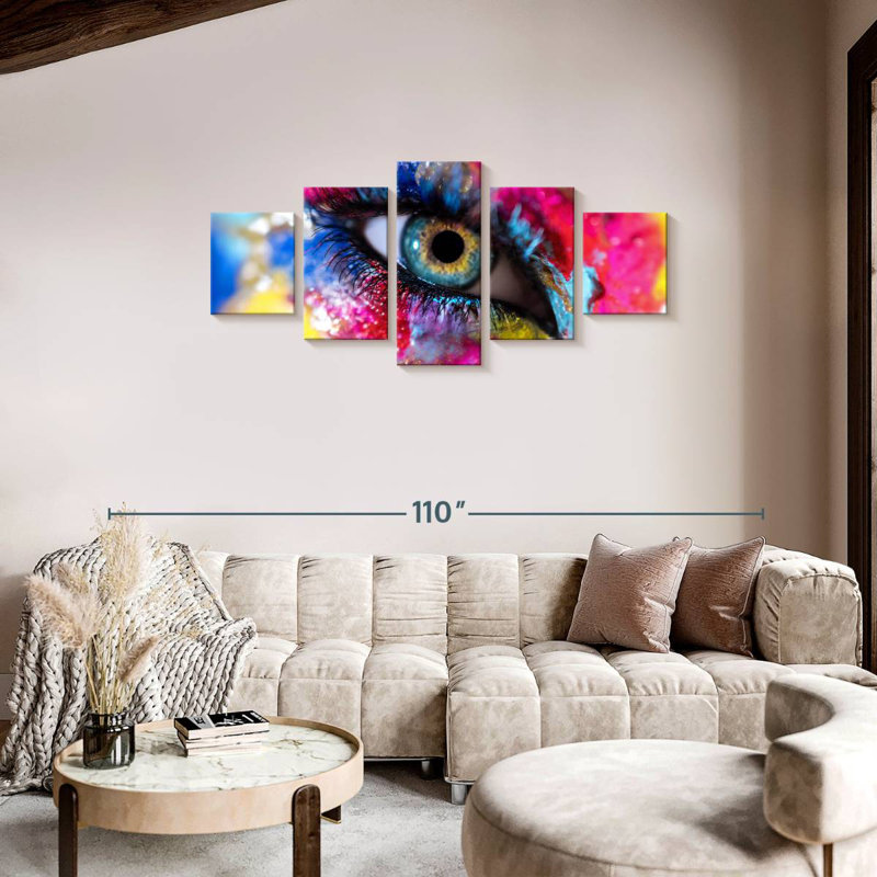 Rainbow Gaze, 34" H x 74" W