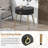 Easy Assembly End Tables with High Gloss Faux Marble Tabletops, Set of 2, Modern Fluted 2 Side Tables with Drawers, Round Coffee Tables with Golden Legs for Living Room-840819723