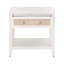 Table de bout avec rangement Wismar