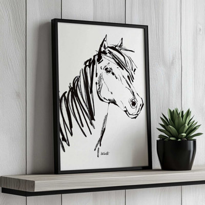 Reproduction d'art à cheval par Anne Tavoletti