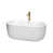 White/Polished Chrome/Brushed Gold selected
