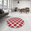 Tapis rouge/blanc à motifs Cummington-69320052