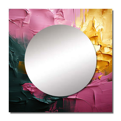 Dawnna - Abstract Square Mirror Wall Art For Bathroom