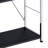 Chrome 4-Tier Rectangular Bookshelf-559528567