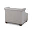 Scroll Arm Occasional Chair, Mocha-1406729909