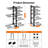 Metal Rectangle Free Standing Pot Rack-112556264