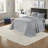 Premium Cotton Bedding Sets, Reversible Grey Design For Home Comfort