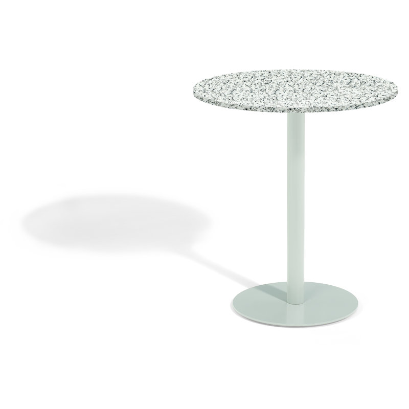 Travira Round Bar Table, 36" L x 36" W, Granite Ash
