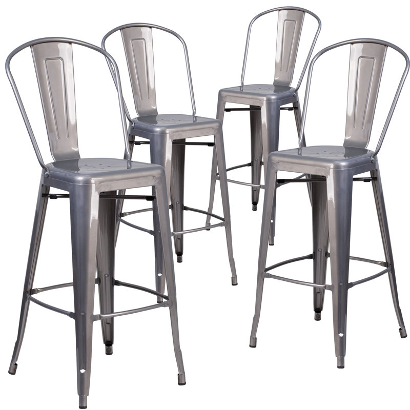Tabouret de comptoir Timo, Tabouret de bar (assise de 30 po de hauteur)