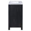 Organisateur de meuble-lavabo 36 po avec lavabo, ensemble d'armoire combiné, armoire de rangement pour salle de bain