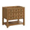 Meuble-lavabo simple 36 po Malibu, bouleau ambré
