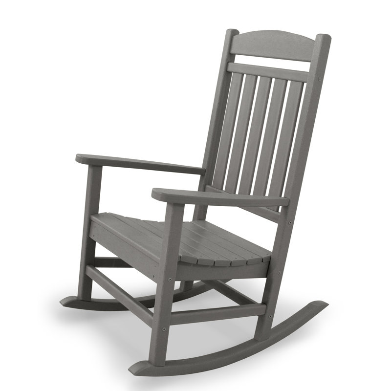 POLYWOOD Classics Rocker, Slate Gray