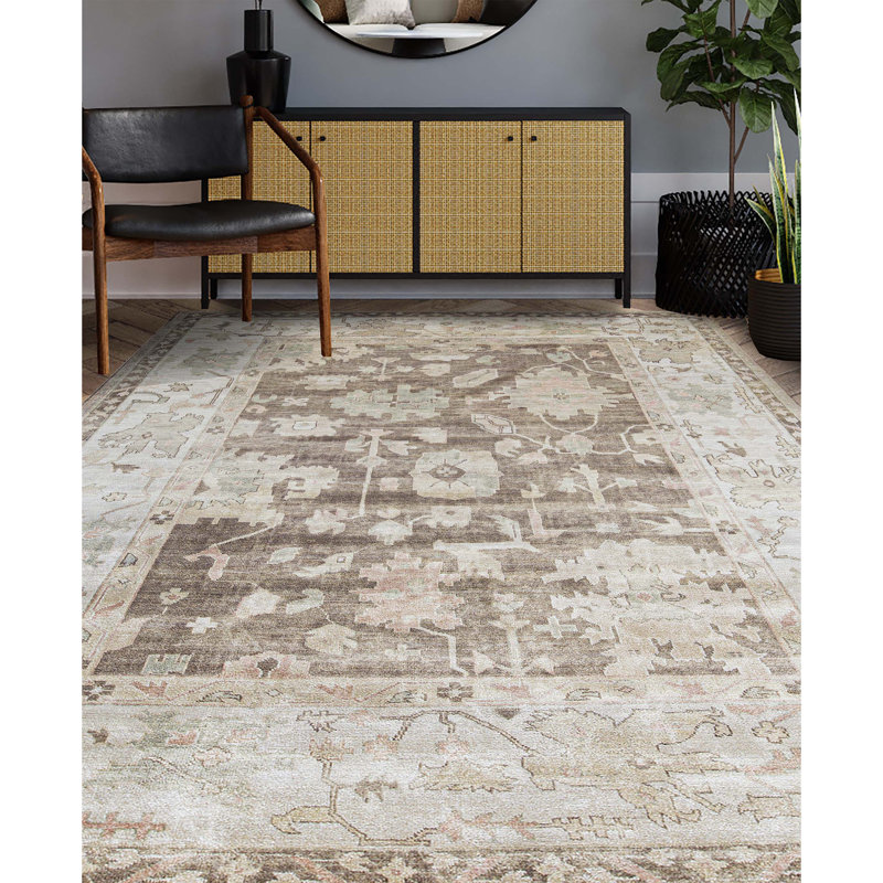 Wool Oriental Area Rug, Rectangle 8'3" x 9'10"