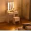 Aundreah Dressing Table with Mirror