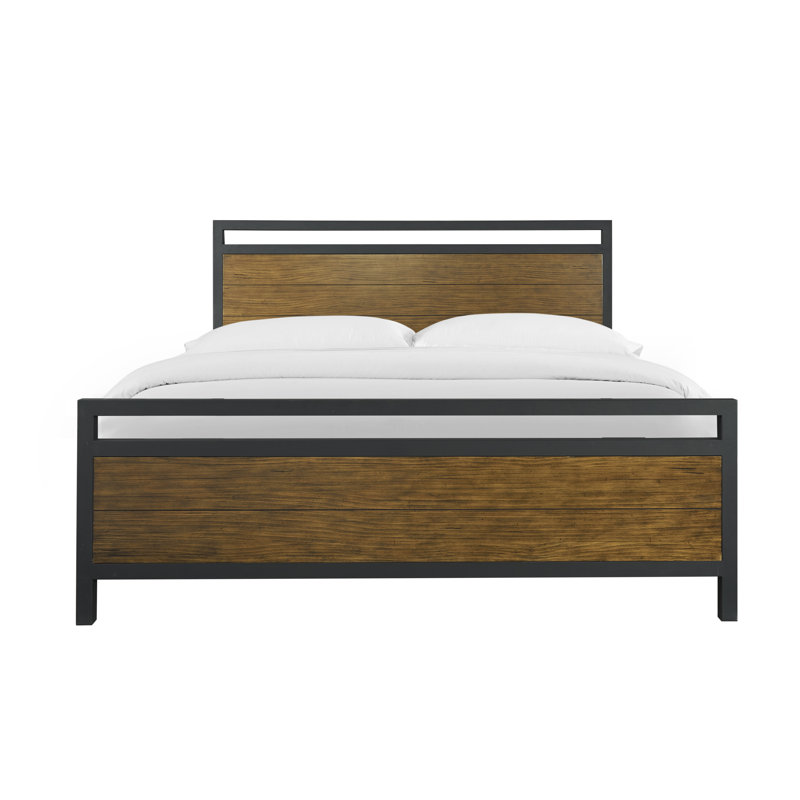 Langston Solid Wood Standard Bed, King