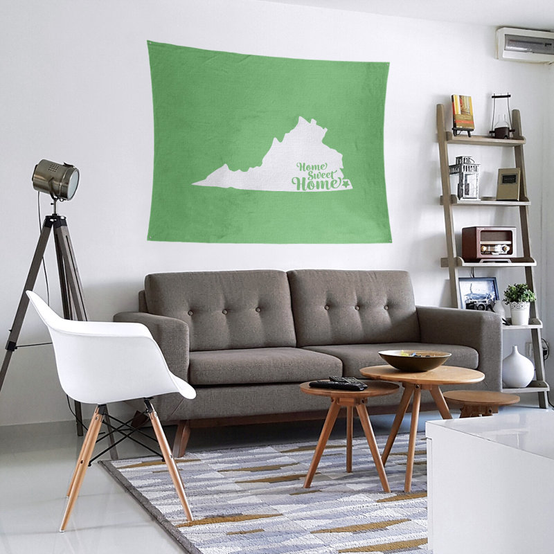 Tapisserie Home Sweet Norfolk, H 80 po x l 68 po, Vert