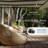 Semi-Cassette Patio Awning with LED Lights - Moroccan Collection -54833136-54833133