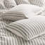 Ensemble de housse de couette pour grand lit 3 pièces gris avec mélange de lin, de coton et de rayonne pour un confort toutes saisons et un style intemporel