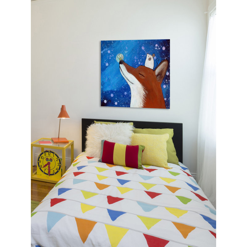 'Firefly On Nose' Print on Wrapped Canvas, 18" H x 18" W