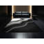 Tapis ombré doux et moelleux moderne et contemporain en gris - reliure noire-840929302