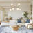 6-Light Dimmable Sputnik Modern Linear Chandelier