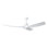 Baylor 60-in White dimmable dimmable LED Ceiling Fan