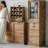 Brown Glass + Solid Wood Display Cases