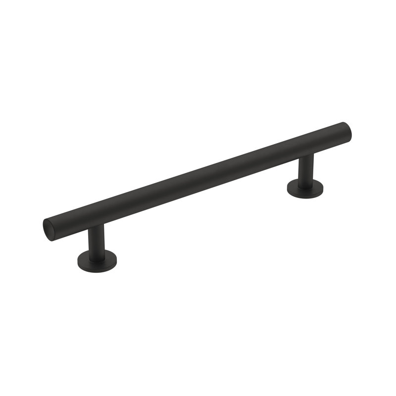 Radius Bar Pull, Matte Black, 5.0625"