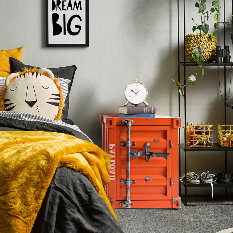Table de bout Trenecia, Orange