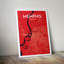 Memphis City Map - impression d'art graphique-24705341