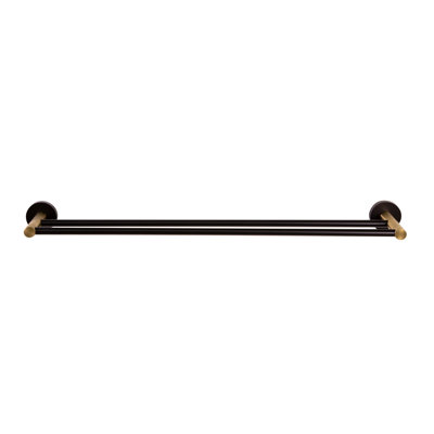 Design House Kelton Double Towel Bar 24" Satin Nickel