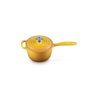 Le Creuset Signature Cast Iron Round Saucepan, 1.75 Qt. - Nectar