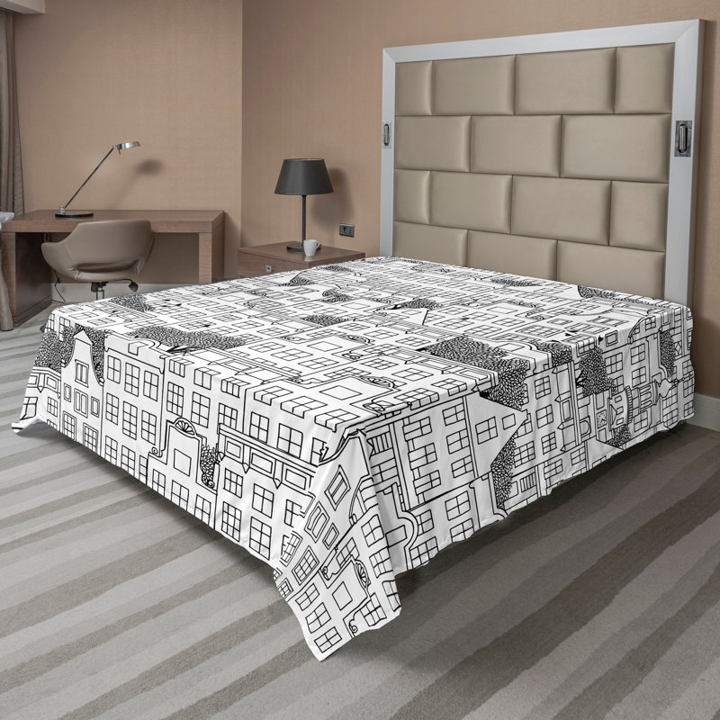 Drap-housse Ambesonne, Drap plat de taille très grand