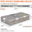 2 packStorage Bin Under Bed Storage Containers Stackable Underbed Storage with Wheels-798677706-798677707