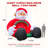 Wellcomer 13Ft Giant Inflatable Santa Snow Ball Toss Game with 4 Balls & Built-in Blower, Carnival Throwing Target Game for Christmas Parties & Events