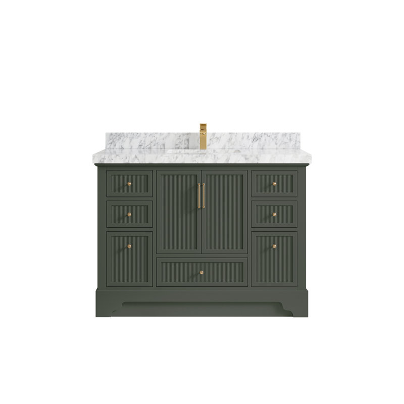Ensemble de meuble-lavabo simple 48 po avec plateau Alys