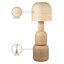 Lampe sur pied en rotin naturel Harvest-131094705