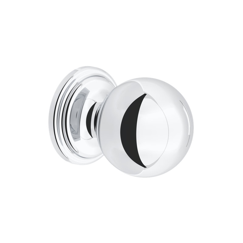 Poignées de tiroir rondes Perrin & Rowe, Chrome poli, 1