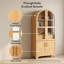 Armoire de rangement de 71 po de hauteur avec garde-manger caché Farmhouse-2146511209