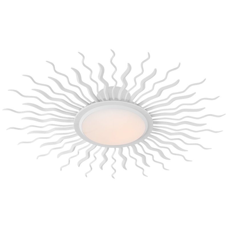 Re 1 - Light LED Semi Flush Mount by Suzanne Kasler, 7" H x 31" W x 31" D