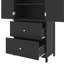 Armoire de rangement sur pied avec 2 tiroirs et 2 portes réglables-1241659160