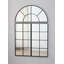 Grand miroir mural arqué 30 "x 45" avec trois sections séparées