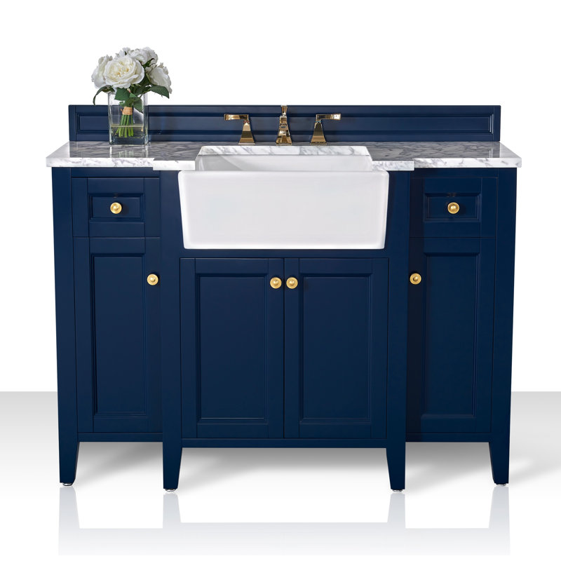 Adeline 48'' W Single Vanity, Navy